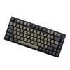 NIZ 宁芝 T系列 82键 2.4G蓝牙 多模无线静电容键盘 35g 黑色 无光
