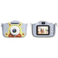 JLT 2英寸儿童双摄卡通相机 32G 蓝配黄