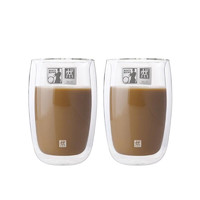 ZWILLING 双立人 39500-076 双层玻璃杯 200ml*2 透明