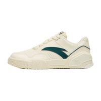 ANTA 安踏 烈焰 男子运动板鞋 912318094-1 浅米白/墨茶绿 39