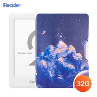 iReader 掌阅 Light2智能阅读本 电子书阅读器 6英寸墨水屏电纸书 32G月光白 幻夜翻页键套装