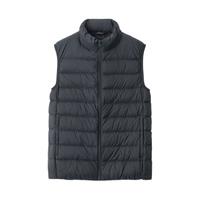 MUJI 無印良品 男士羽绒马甲 19AD432 深海军蓝 M