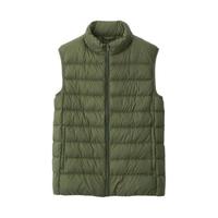 MUJI 無印良品 男士羽绒马甲 19AD432 深绿色 S