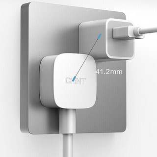 CHNT 正泰 NEW6C 斜五孔插座 银灰 10只装