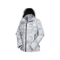 Jack Wolfskin 狼爪 ACTIVE OUTDOOR系列 女子三合一冲锋衣 5118604-7746 浅灰纹 M