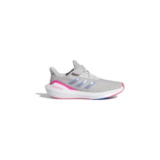 adidas 阿迪达斯 EQ21 RUN EL K 女童运动鞋 H01875 浅灰/深粉/浅紫 28码