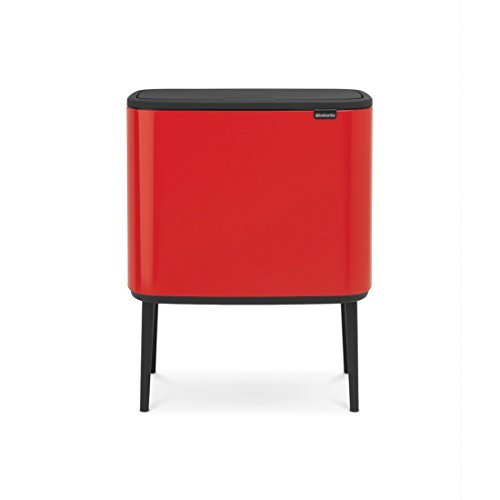 brabantia 柏宾士 BO Touch 36L 不锈钢垃圾桶 白色