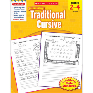 Scholastic Success with Traditional Cursive: Grades 2–4学乐成功系列：2-4年级传统花体书法