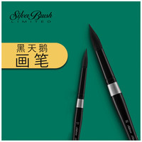 Black Velvet 黑天鹅 松鼠毛水彩笔水彩画笔BV圆头水彩画笔 3000S（2号）