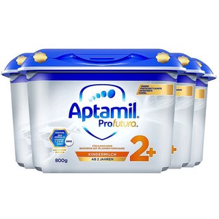 Aptamil 爱他美 德国爱他美白金德文版幼儿宝宝配方奶粉2+段800g*4罐进口