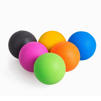 Ma fitness 筋膜球按摩球足底肌肉放松橡胶穴位深层肌肉放松花生吸附式疗愈健身球 -绿色