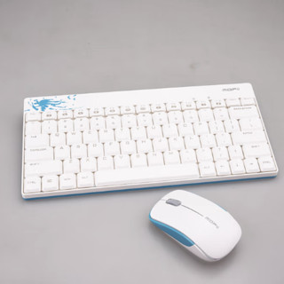 MOFii 摩天手 X210 无线键鼠套装 蓝白色
