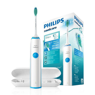 飞利浦（PHILIPS）电动牙刷充电式成人声波震动电动牙刷 HX3216/13湖蓝色