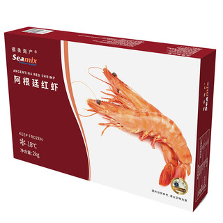 Seamix 禧美海产 L1 阿根廷红虾 32-40只 2kg