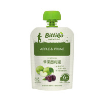 PLUS会员：bittiko 贝爱其味 儿童苹果西梅泥 3段 100g