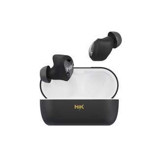 HIK X5真无线蓝牙耳机音乐通话TWS跑步耳机蓝牙5.2双耳迷你入耳式低底噪耳机 HIK X5（磨砂黑）