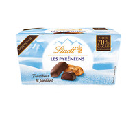 Lindt 瑞士莲 冰山雪融 70%可可夹心黑巧克力