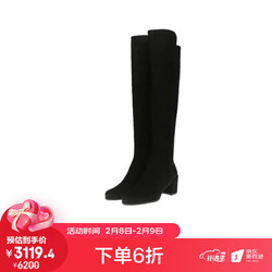 STUART WEITZMAN 斯图尔特·韦茨曼 斯图尔特韦茨曼SW礼物女靴长靴5050BLOCK BLACK SUEDE 38