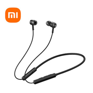 MI 小米 Line Free 入耳式颈挂式双动圈无线蓝牙耳机 黑色