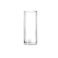 墨斗鱼 玻璃花瓶透明装饰客厅摆件直筒款25cm