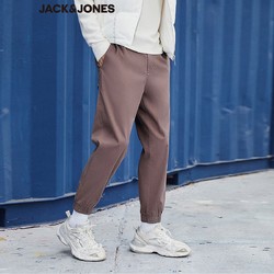 JACK&JONES 杰克琼斯 男简约潮流百搭多色舒适修身抽绳腰头休闲裤