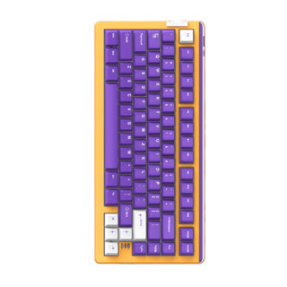 Dareu 达尔优 A81 81键 2.4G蓝牙 多模无线机械键盘 紫金色 紫金轴 pro