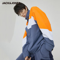 杰克琼斯 JackJones杰克琼斯outlets春男装功能性防泼水连帽撞色长袖外套