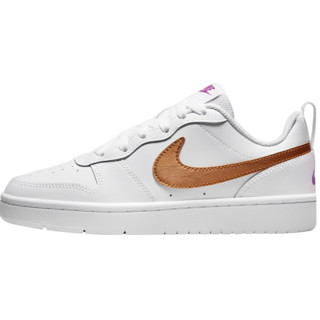 NIKE 耐克 Court Borough Low 2 Se (GS) 大童休闲运动鞋 DQ5979-100 白色 38.5