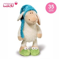 NICI 礼祺 情人节礼物玩偶睡帽羊小羊玩偶毛绒玩具可爱抱枕毛绒娃娃送女孩