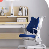 Totguard 护童 艾虎系列 DH120 实木学习桌+扶手学习椅 蓝色
