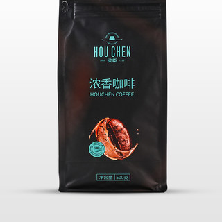 HOU CHEN 侯臣 浓香咖啡豆 500g