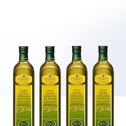 Clemente 克莱门特 特级初榨橄榄油750ml4瓶装健身纯植物油