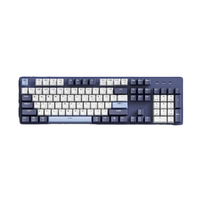 京东京造 JZ104 104键 有线机械键盘 蓝白色 J.ZAO 月影黄轴 单光