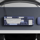 京东京造 JZ104 104键 三模机械键盘 蓝白色