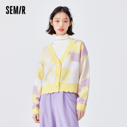 Semir 森马 女士开衫毛衣