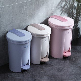 脚踏垃圾桶家用大号带盖厨房厕所卫生桶纸篓卧室气压缓降式垃圾筒