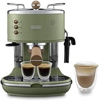 De'Longhi 德龙 De&#39;Longhi 德龙 Icona 复古泵压式咖啡机 适用于制备意式浓缩(Espresso)，配有专业的牛奶起泡喷嘴