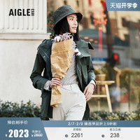 AIGLE 艾高 2022年早春新品WS22PAM04女士休闲时尚夹克翻折帽檐外套