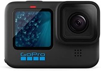 GoPro HERO11 黑色 - 防水运动相机带 5.3K60 超高清视频,27MP 照片,1/1.9 英寸图像传感器,直播,网络摄像头