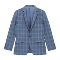 GXG 男装2020秋季商场同款蓝色格纹套西#GB113909G