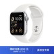 Apple 苹果 Watch SE 2022款智能手表GPS款40毫米银色铝金属表壳白色运动型表带 MNJV3CH/A