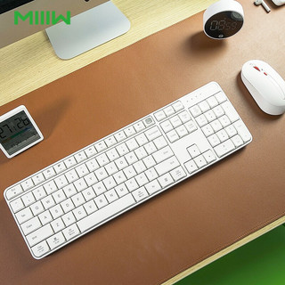 MIIIW 米物 MWWK01+MWMM01 无线键鼠套装 白色