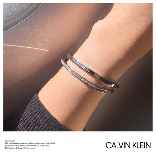 Calvin Klein BANGLE - 2017 CALVIN KLEIN HOOK KJ06MD0001 - CK情侣窄版手镯