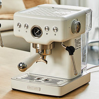 PETRUS 柏翠 PE3690S 半自动咖啡机 白色