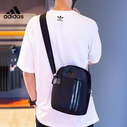 adidas 阿迪达斯 单肩包斜挎包男休闲运动包背包男女简约潮流小肩包手机包