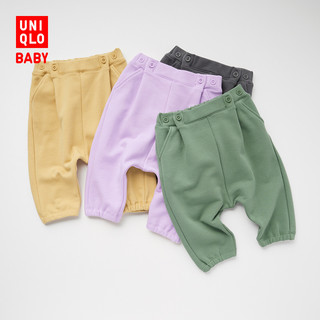 UNIQLO 优衣库 婴儿/幼儿 高弹力打褶运动裤(春上新 腰部可调节)455578