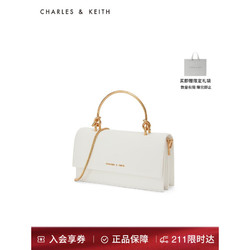 CHARLES & KEITH CHARLES＆KEITH包包女包初秋CK6-10840314-3斜挎包婚包 White白色