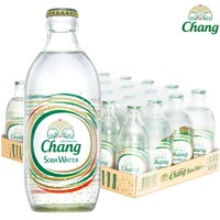 Chang 象牌 泰国泰象气泡水325ml*24瓶原味Chang牌进口气泡水原味全国包邮