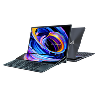 ASUS 华硕 灵耀 X2 Duo 双屏 十一代酷睿版 14.0英寸 商务本 黑色 (酷睿i5-1155G7、核芯显卡、16GB、512GB SSD、1080P、IPS)