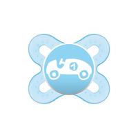 MAM 美安萌 701009 安抚奶嘴 蓝色小车 0-3个月